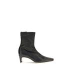 Staud Black Calf Leather Bos Taurus Ankle Boots - Eljoys Fashion 
