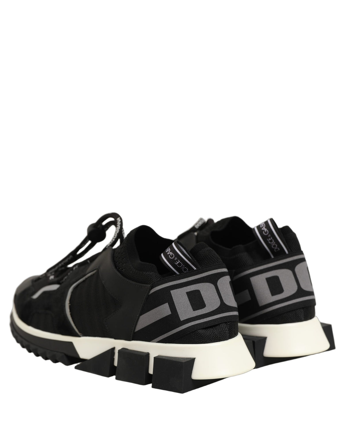 Dolce & Gabbana Black Sorrento Trekking Sneakers Men Shoes - Eljoys Fashion 