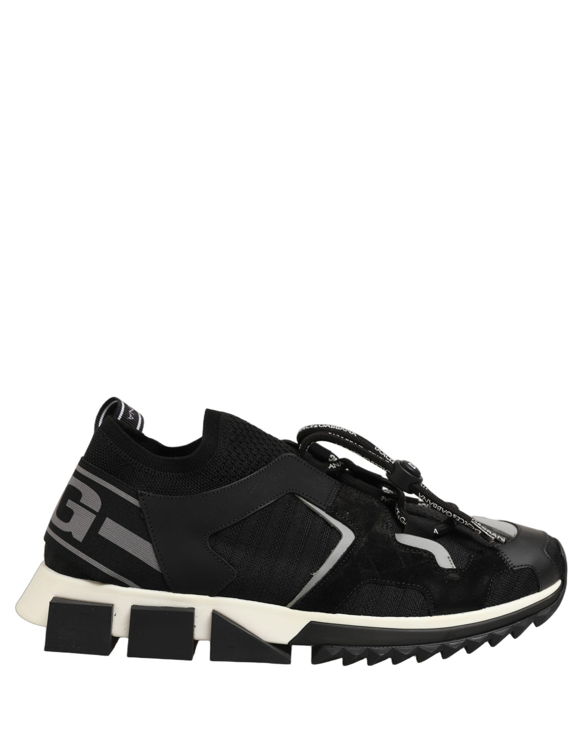 Dolce & Gabbana Black Sorrento Trekking Sneakers Men Shoes - Eljoys Fashion 