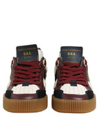 Dolce & Gabbana Multicolor Leather MIAMI Sneakers Shoes - Eljoys Fashion 