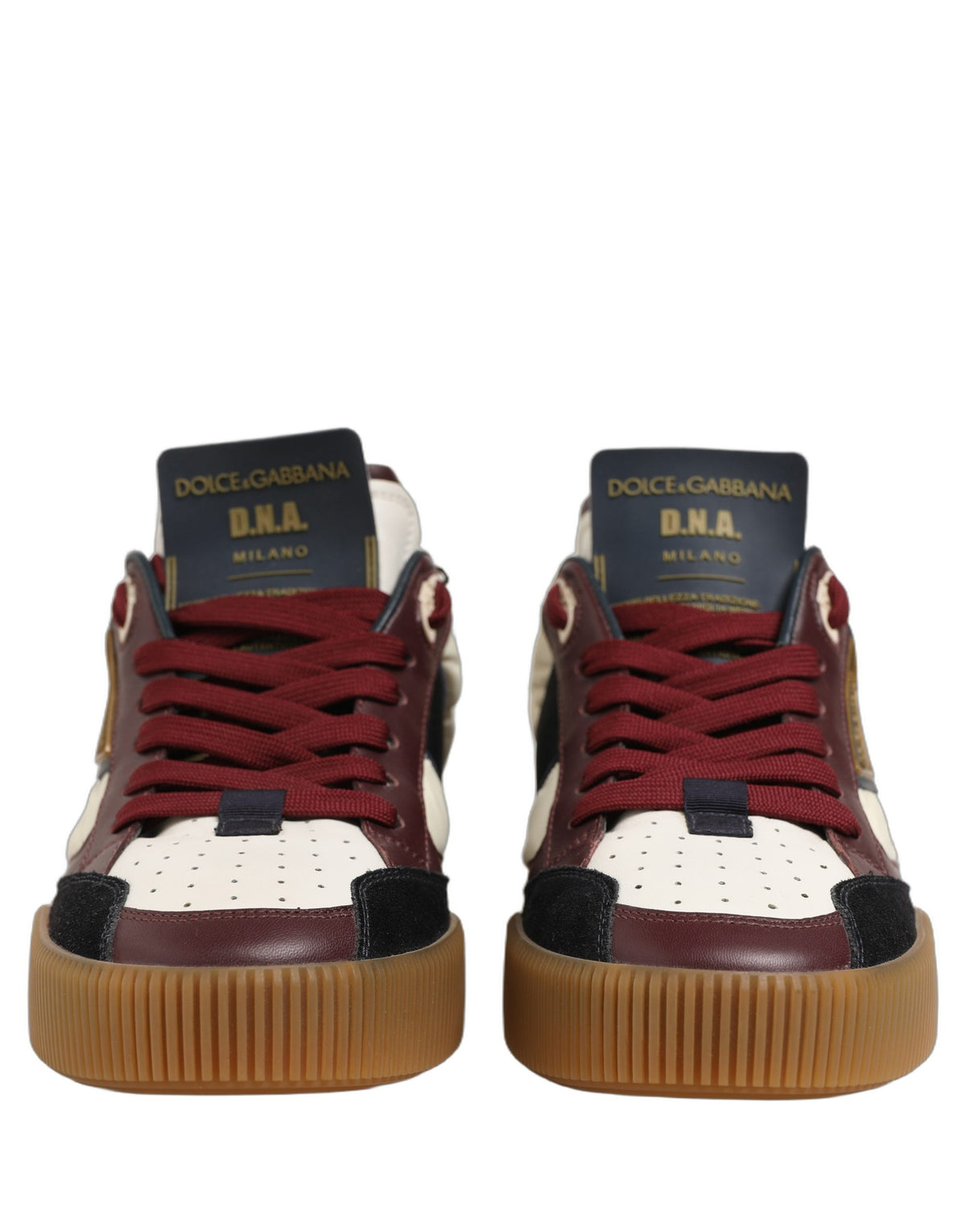 Dolce & Gabbana Multicolor Leather MIAMI Sneakers Shoes - Eljoys Fashion 