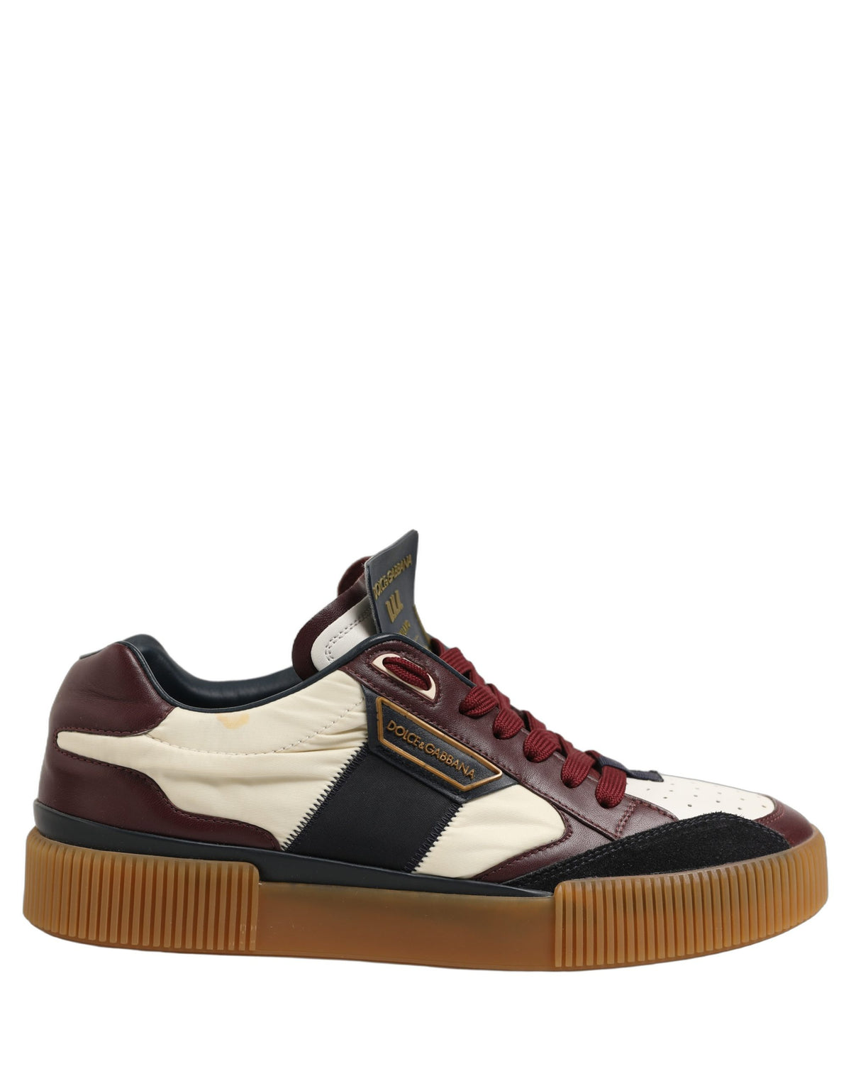 Dolce & Gabbana Multicolor Leather MIAMI Sneakers Shoes - Eljoys Fashion 