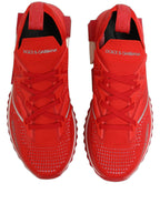 Dolce & Gabbana Red SORRENTO Sport Stretch Men Sneakers Shoes - Eljoys Fashion 