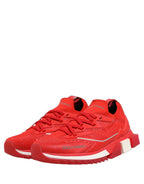 Dolce & Gabbana Red SORRENTO Sport Stretch Men Sneakers Shoes - Eljoys Fashion 
