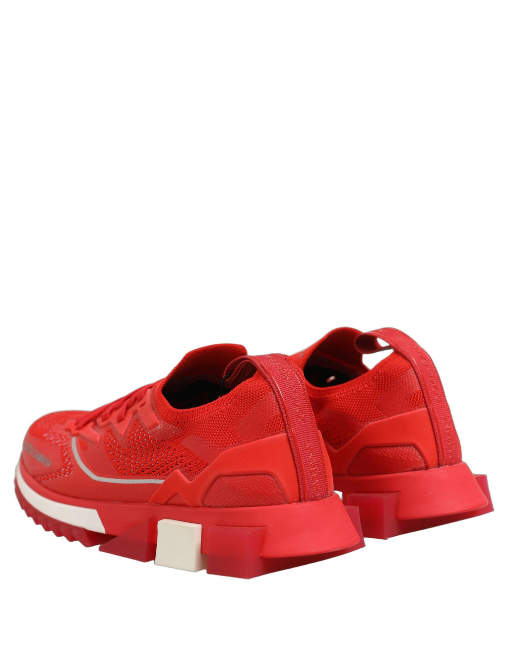 Dolce & Gabbana Red SORRENTO Sport Stretch Men Sneakers Shoes - Eljoys Fashion 