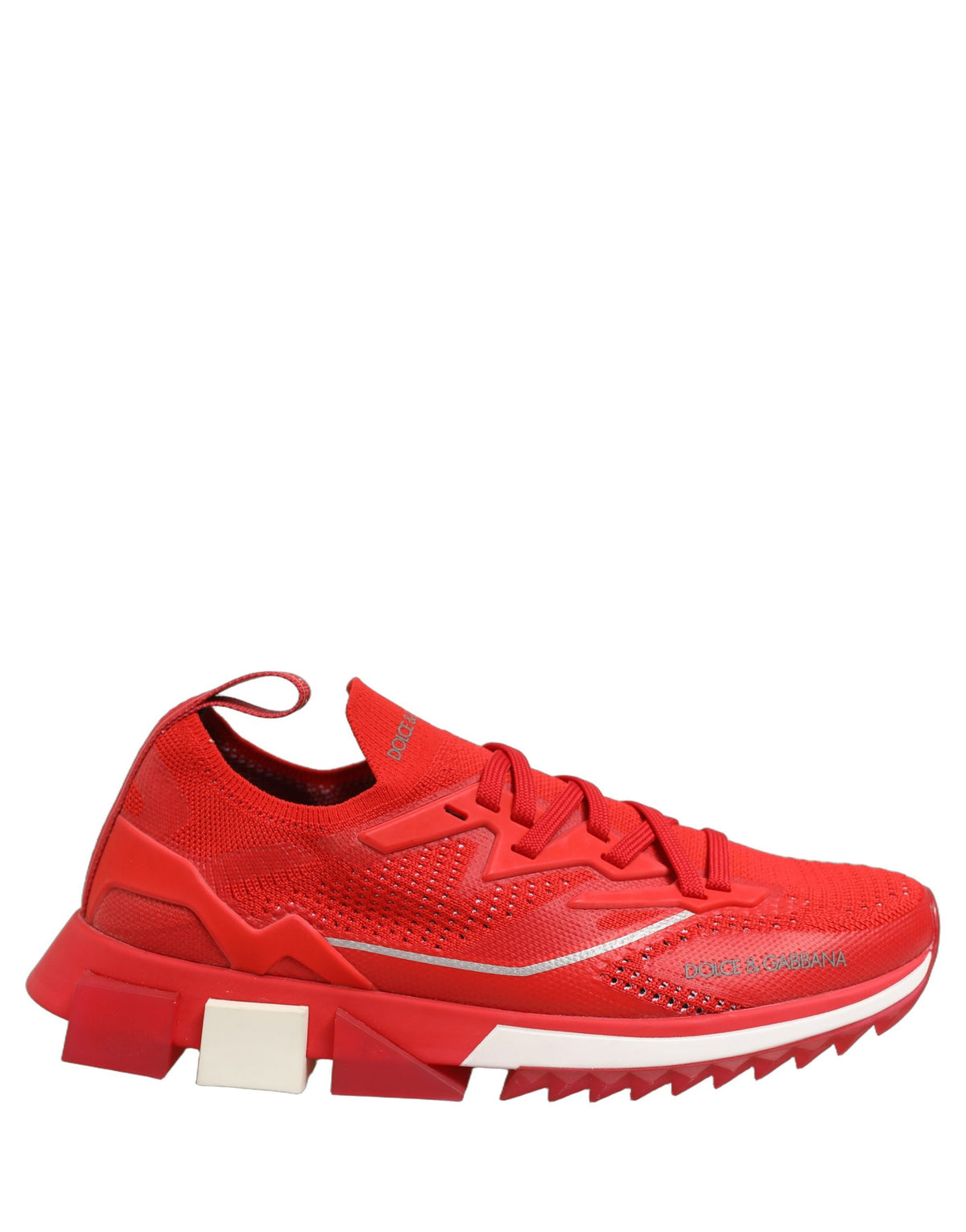 Dolce & Gabbana Red SORRENTO Sport Stretch Men Sneakers Shoes - Eljoys Fashion 