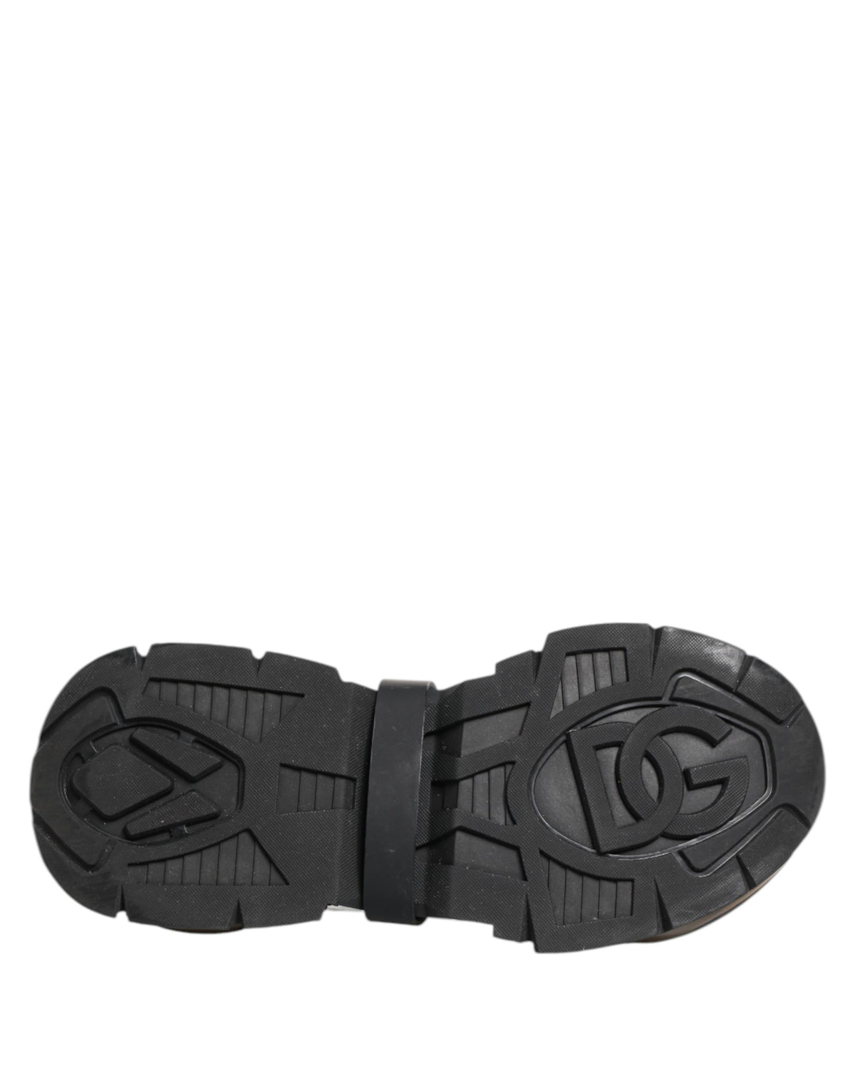 Dolce & Gabbana White Black Logo Airmaster Men Sneakers Shoes - Eljoys Fashion 