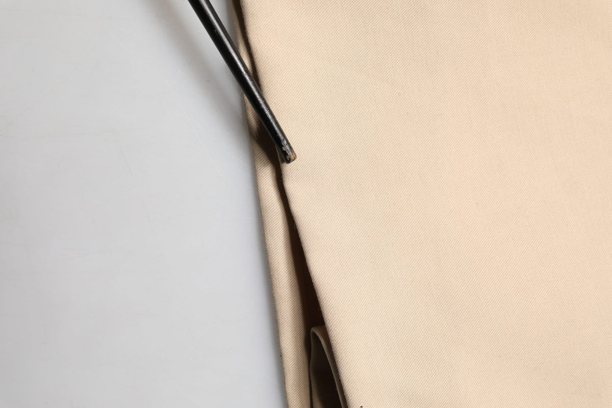 Dolce & Gabbana Beige Cotton Straight Men Formal Dress Pants - Eljoys Fashion 
