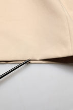 Dolce & Gabbana Beige Cotton Straight Men Formal Dress Pants - Eljoys Fashion 