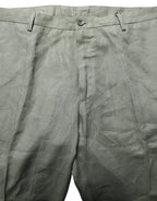 Dolce & Gabbana Gray Linen Tapered Men Dress Trouser Pants - Eljoys Fashion 