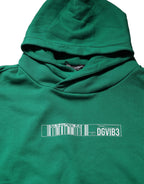 Dolce & Gabbana Green DGVIB3 Cotton Hoodie Sweatshirt Sweater - Eljoys Fashion 