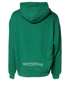 Dolce & Gabbana Green DGVIB3 Cotton Hoodie Sweatshirt Sweater - Eljoys Fashion 
