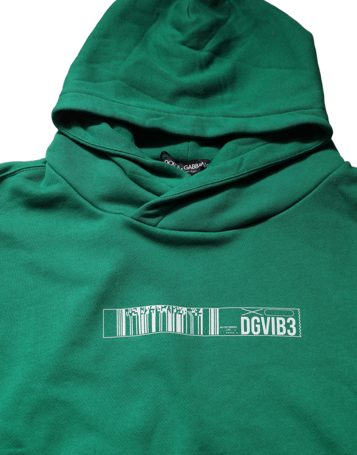 Dolce & Gabbana Green DGVIB3 Cotton Hoodie Sweatshirt Sweater - Eljoys Fashion 
