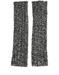 Dolce & Gabbana Sleeves Black Wool Blend Knitted Warmer Arm - Eljoys Fashion 