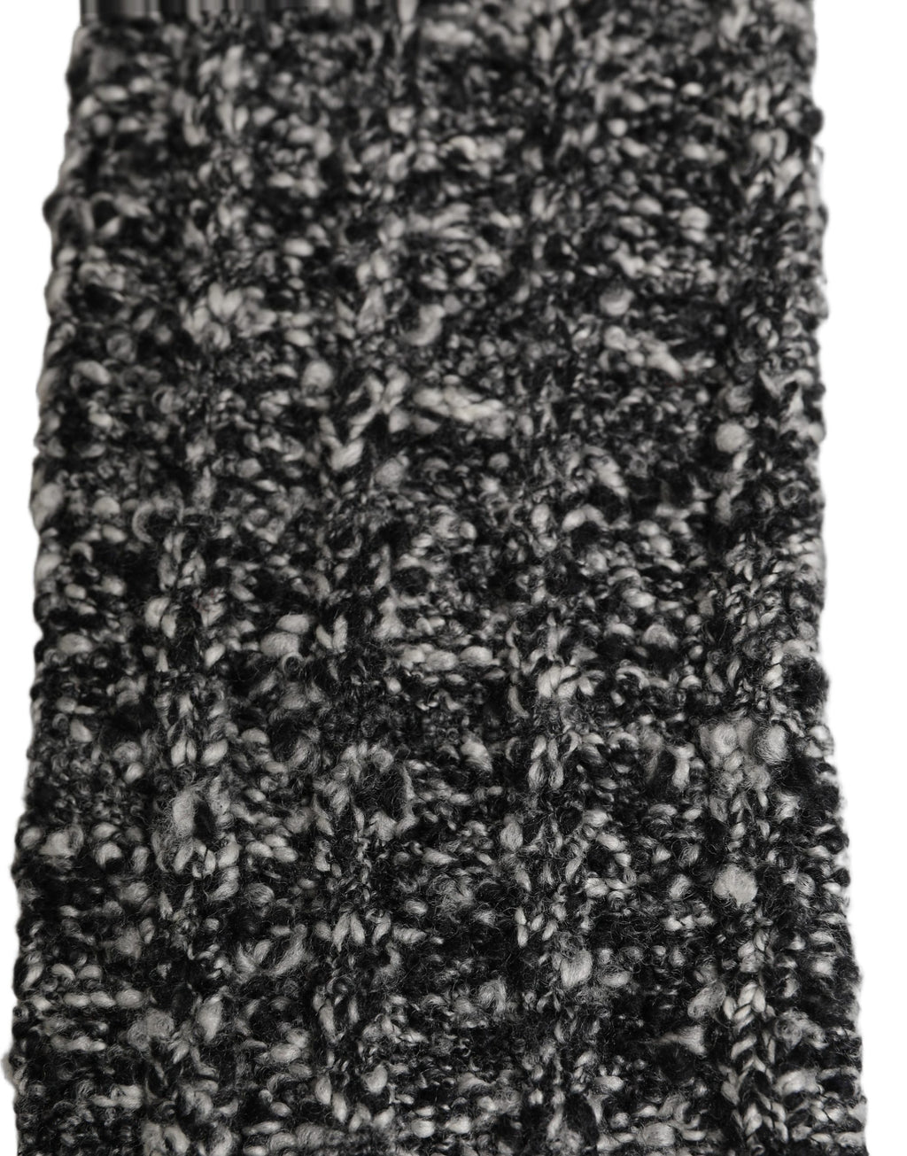 Dolce & Gabbana Sleeves Black Wool Blend Knitted Warmer Arm - Eljoys Fashion 