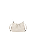 Brunello Cucinelli Beige Calf Leather Bos Taurus Shoulder Bag - Eljoys Fashion 