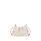 Brunello Cucinelli Beige Calf Leather Bos Taurus Shoulder Bag - Eljoys Fashion 