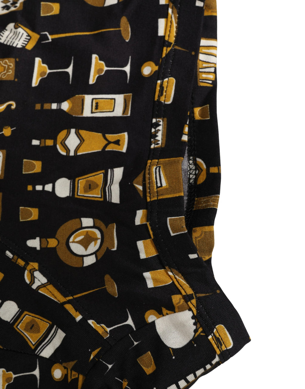 Dolce & Gabbana Black Cocktail Print Regular Boxer Underwear - Eljoys Fashion 