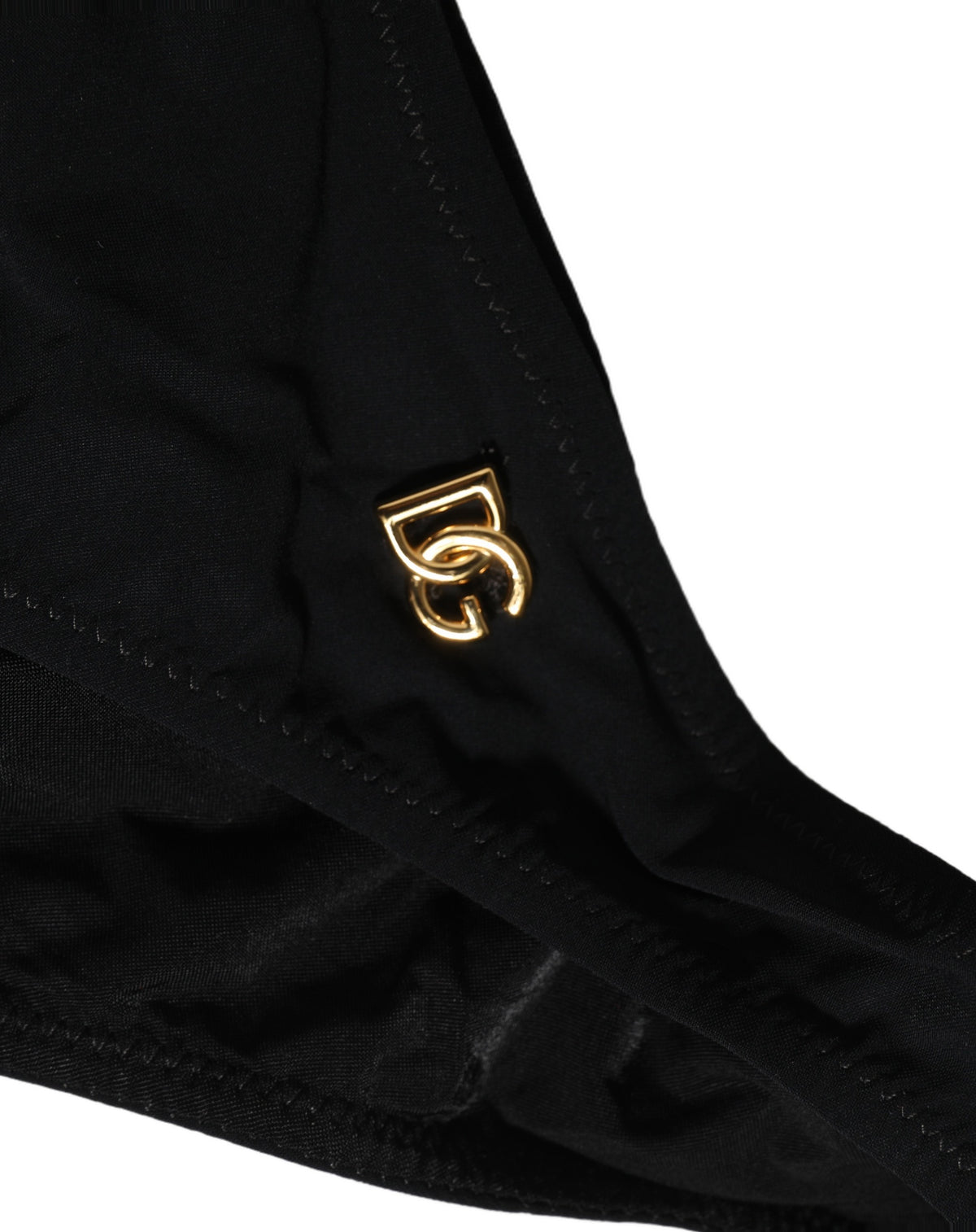 Dolce & Gabbana Black Cutout Logo One Piece Swimsuit Swimwear - Eljoys Fashion 