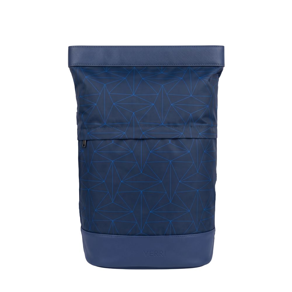 Verri Blue Polyurethane Men's Backpack - Eljoys Fashion 