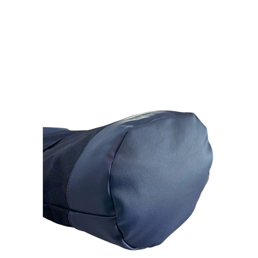 Verri Blue Polyurethane Men's Backpack - Eljoys Fashion 