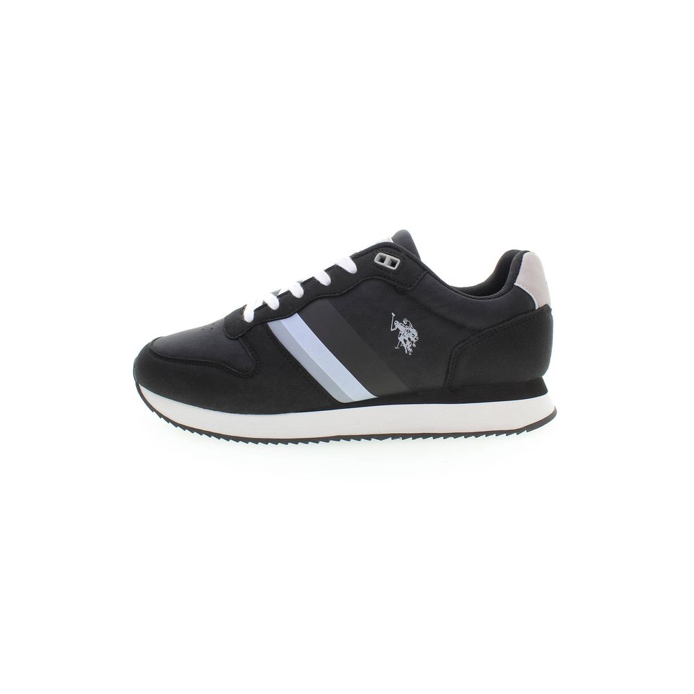U.S. POLO ASSN. Black Polyester Men's Sneakers - Eljoys Fashion 