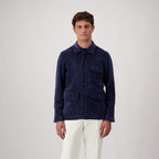 Autore Blue Polyester Full-Length Jacket - Eljoys Fashion 