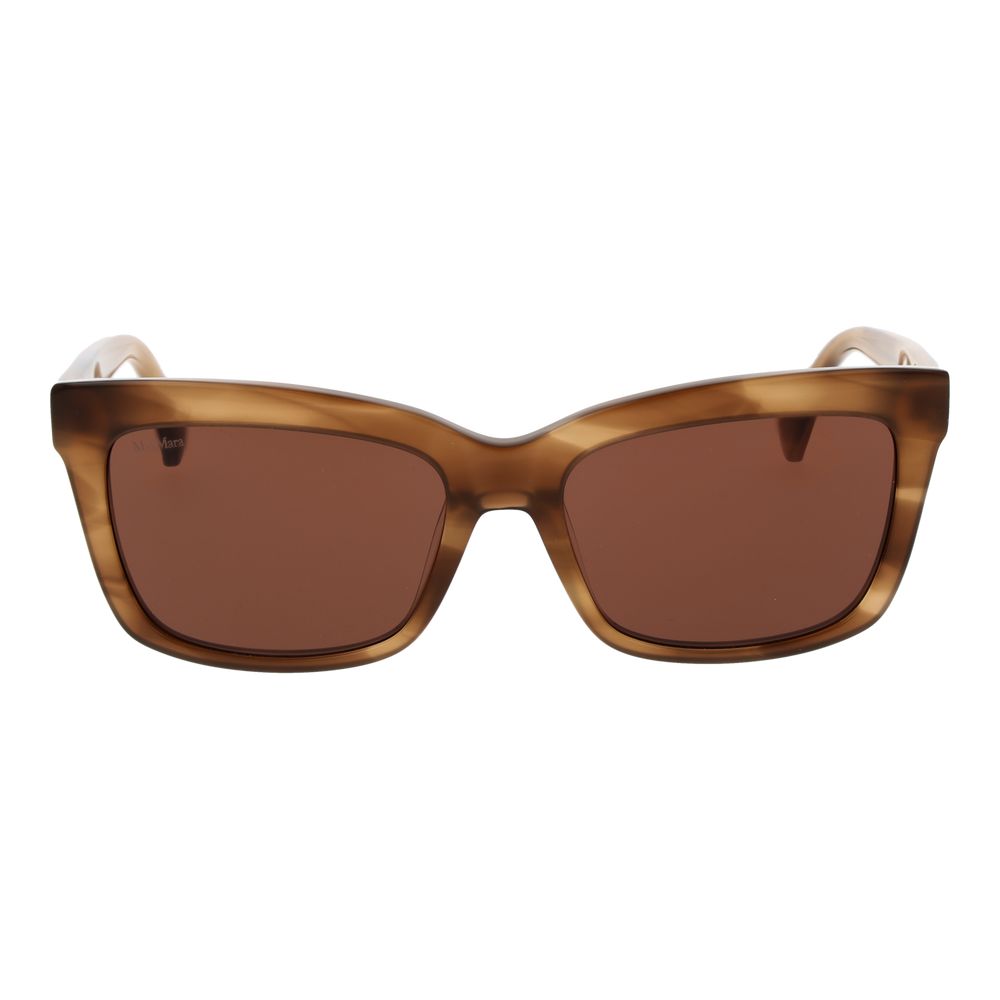 Max Mara Brown Acetate Glasses (Frames) - Eljoys Fashion 
