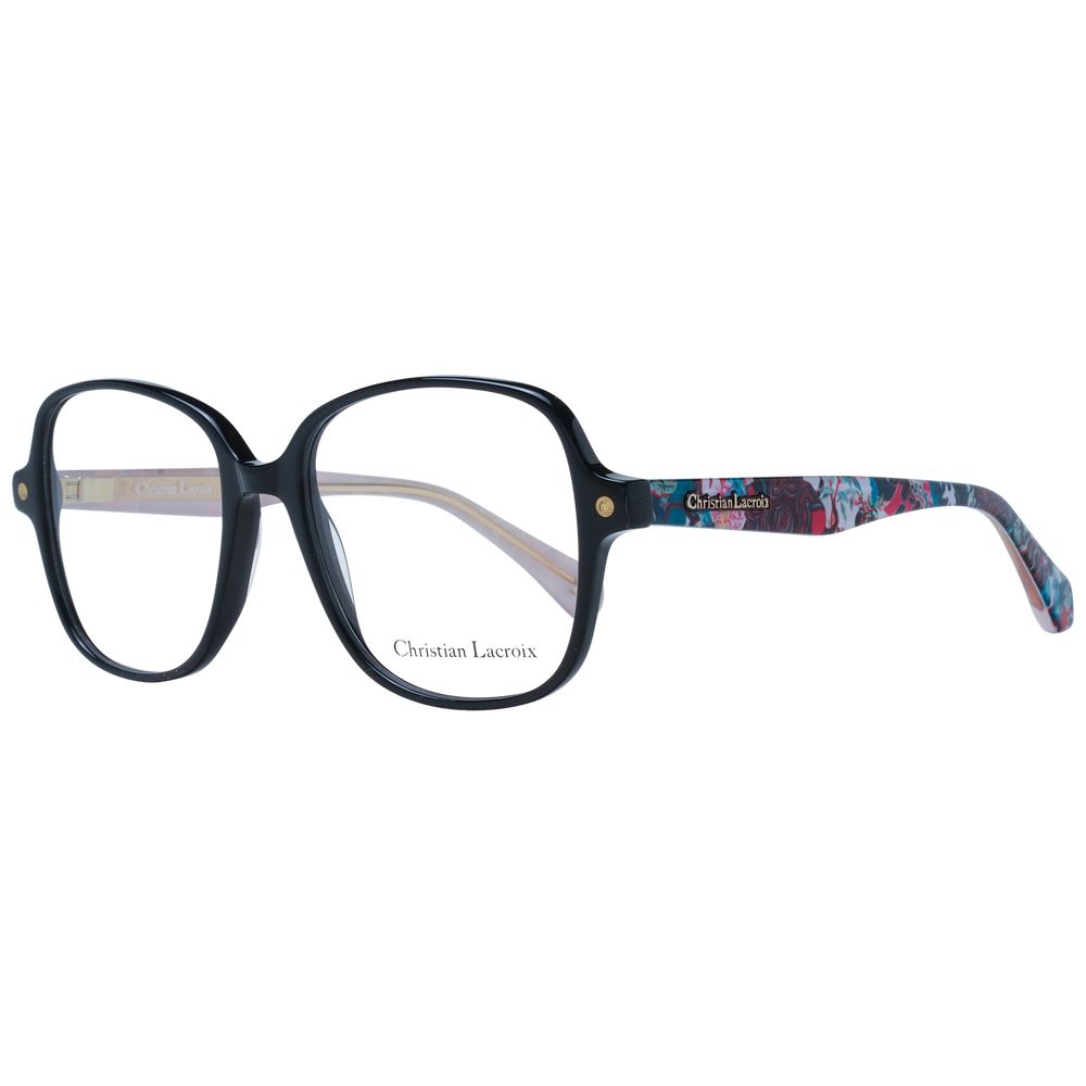 Christian Lacroix Black Acetate Glasses (Frames) - Eljoys Fashion 
