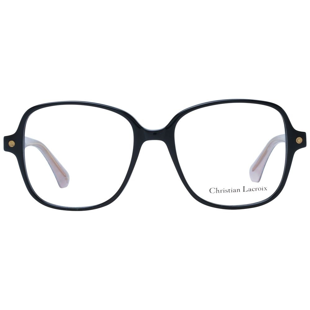 Christian Lacroix Black Acetate Glasses (Frames) - Eljoys Fashion 