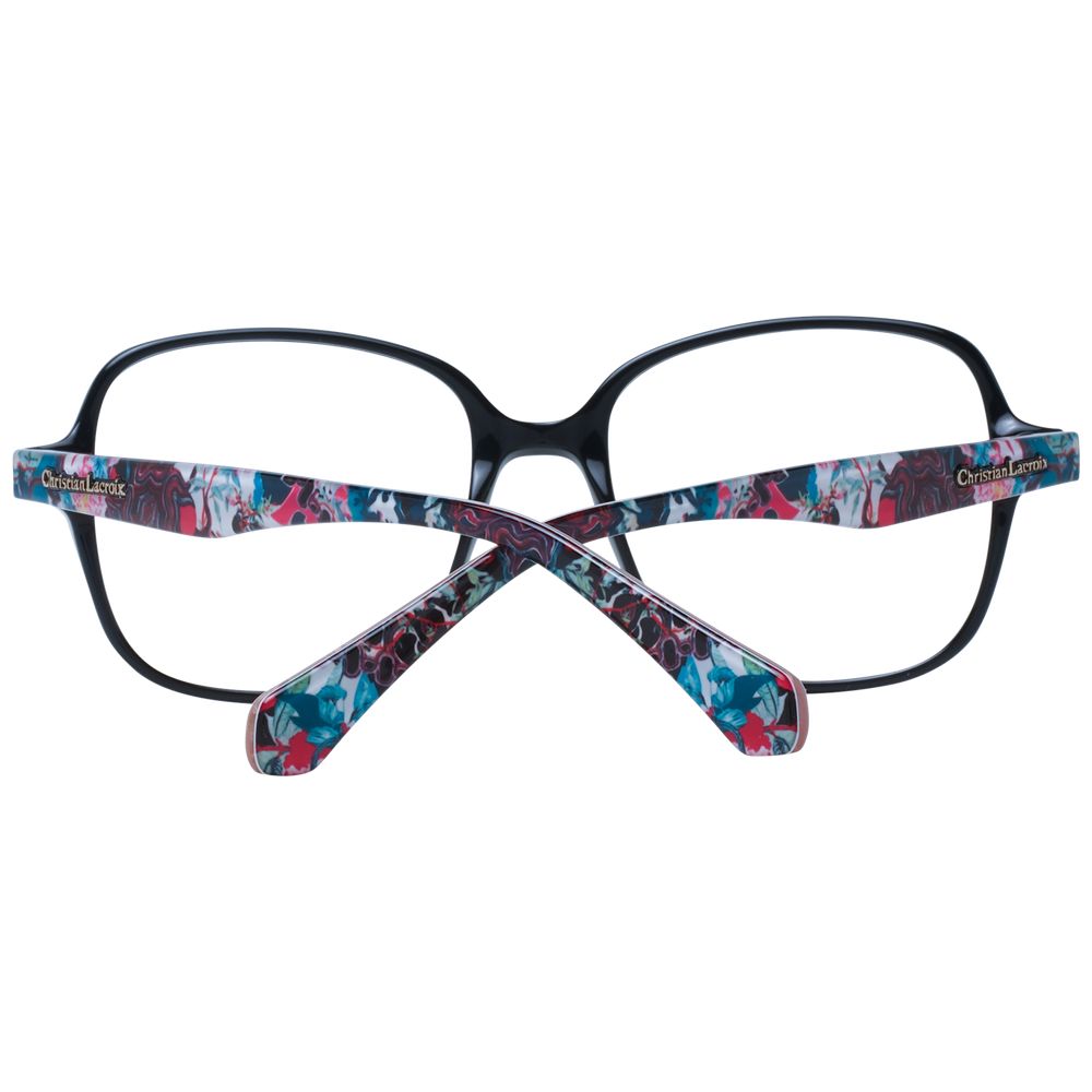 Christian Lacroix Black Acetate Glasses (Frames) - Eljoys Fashion 