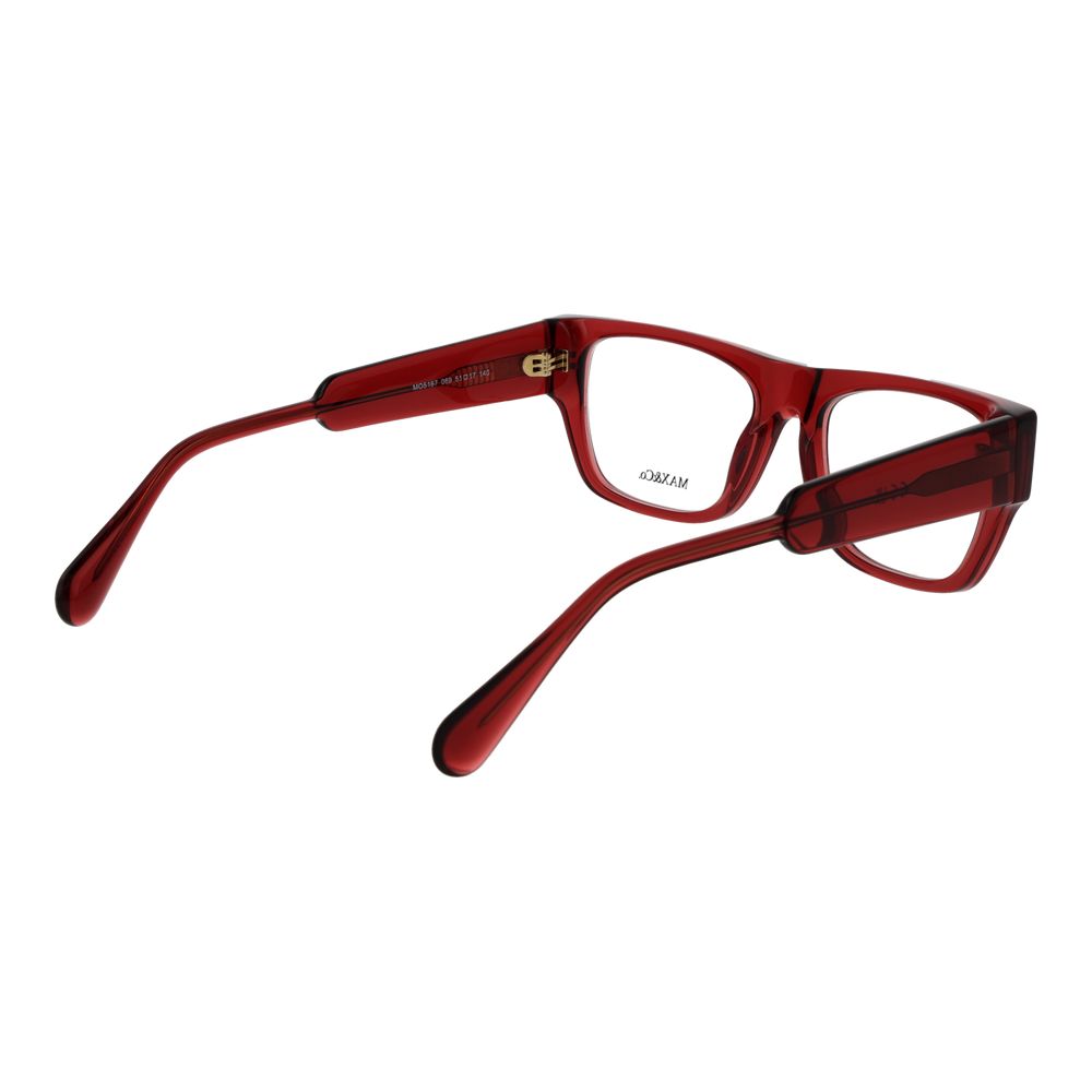 Max & Co Burgundy Acetate Glasses (Frames) - Eljoys Fashion 