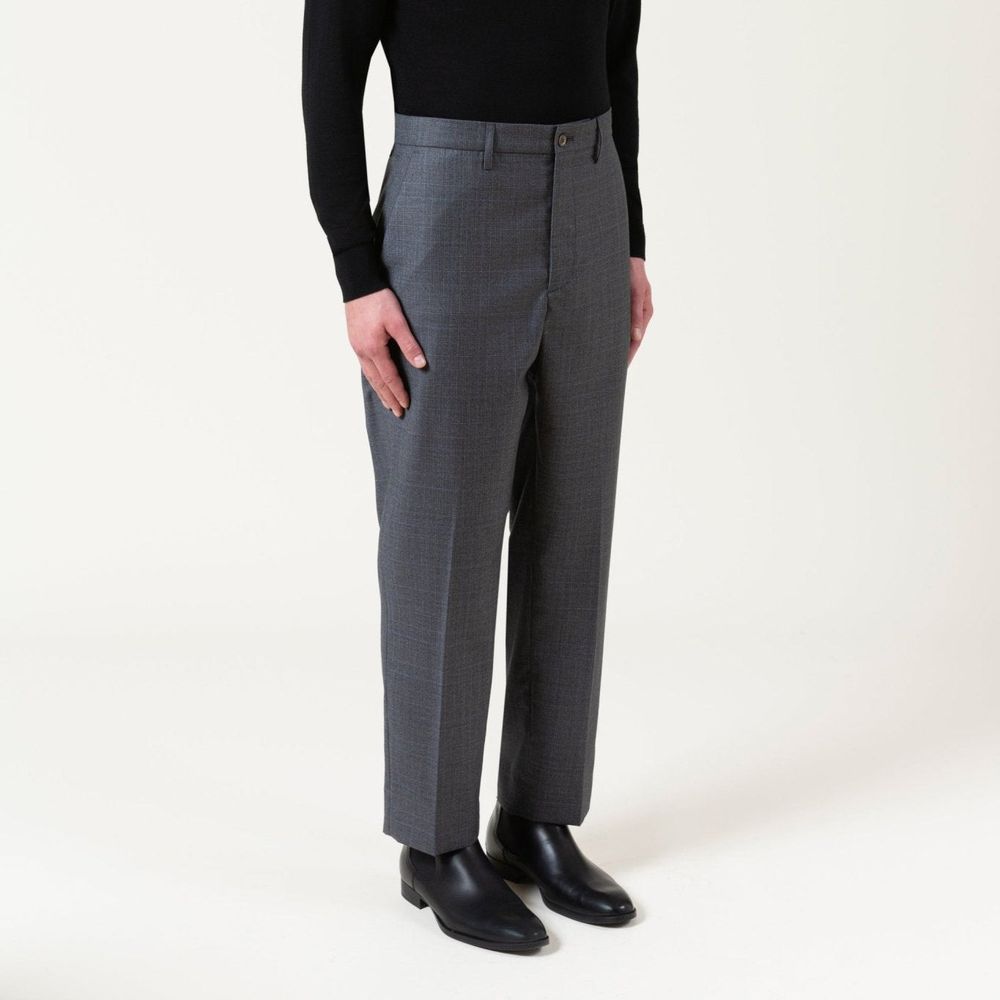 Autore Gray Wool Dress Pants - Eljoys Fashion 