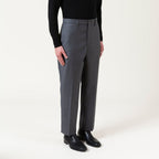 Autore Gray Wool Dress Pants - Eljoys Fashion 
