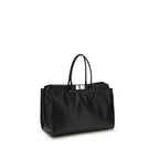 Fendi Black Calf Leather Bos Taurus Handbag - Eljoys Fashion 