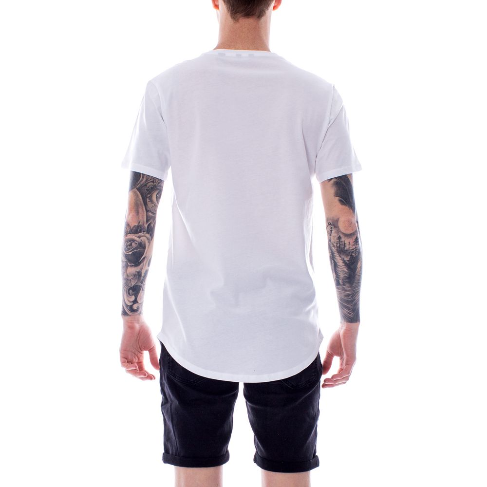 Only & Sons White Cotton T-Shirt - Eljoys Fashion 