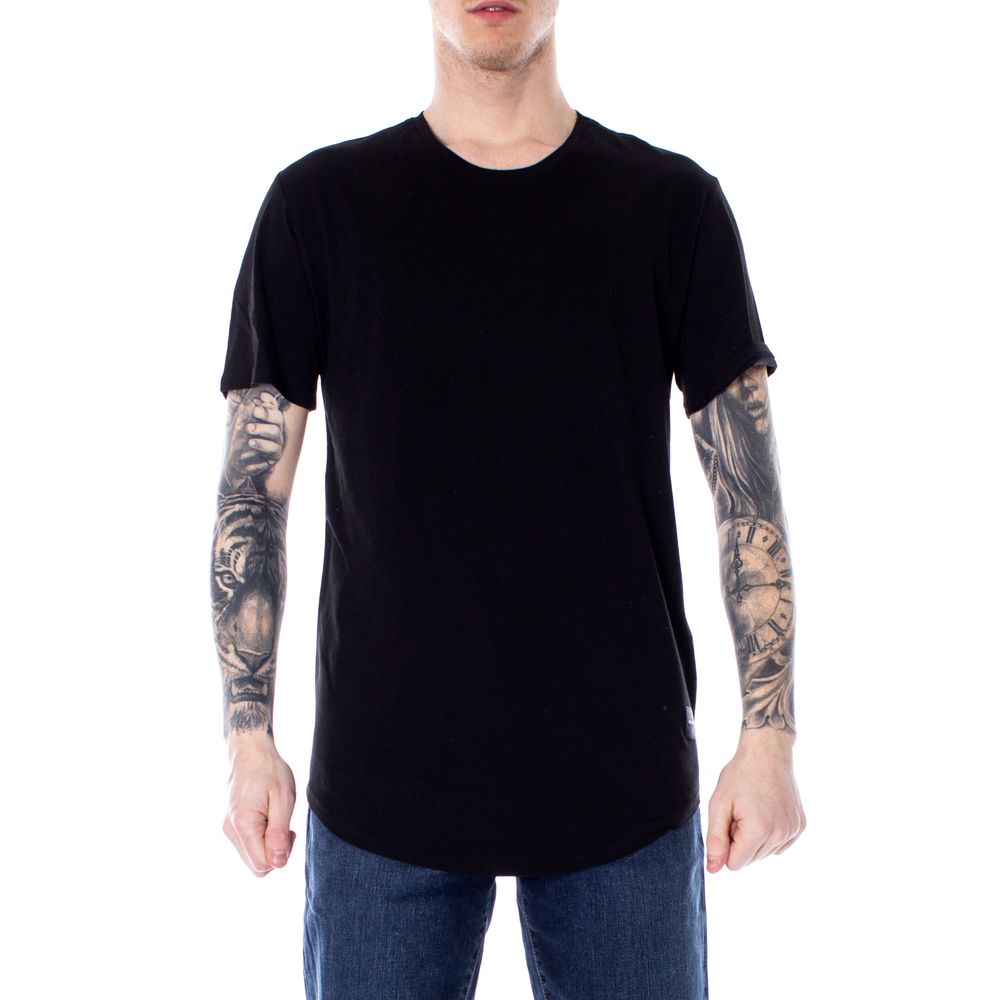 Only & Sons Black Cotton T-Shirt - Eljoys Fashion 