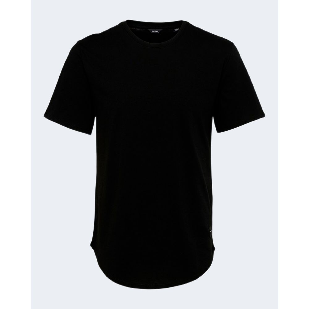 Only & Sons Black Cotton T-Shirt - Eljoys Fashion 