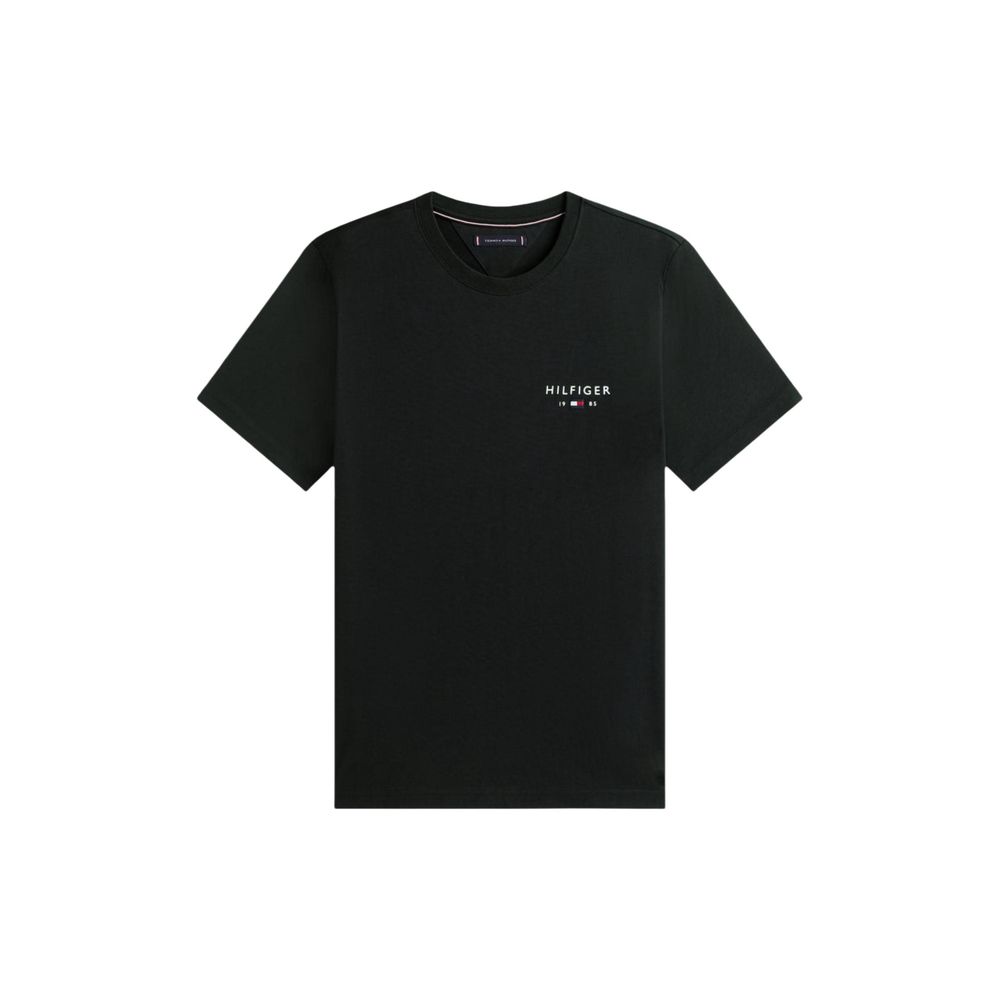 Tommy Hilfiger Jeans Black Cotton T-Shirt - Eljoys Fashion 