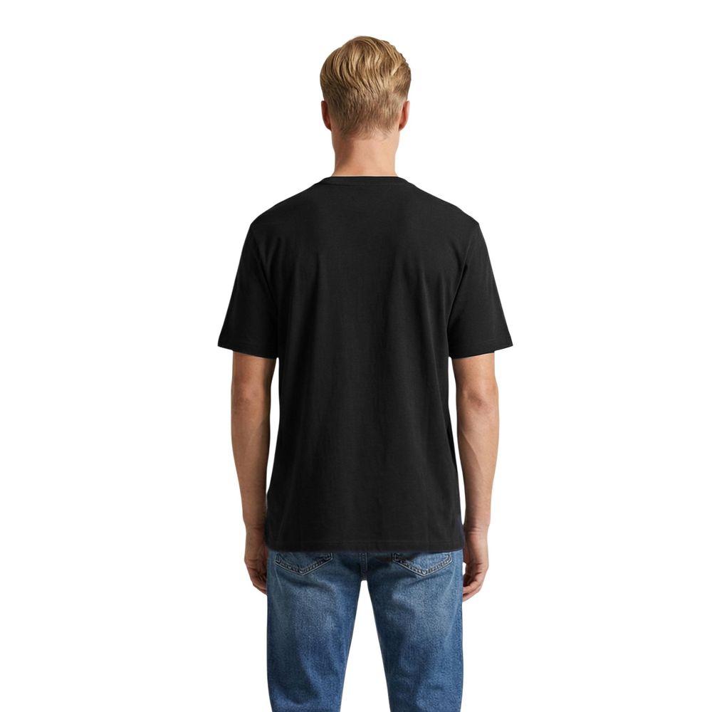 Tommy Hilfiger Jeans Black Cotton T-Shirt - Eljoys Fashion 