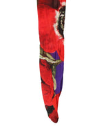 Dolce & Gabbana Multicolor Floral Nylon Tights Stockings Socks - Eljoys Fashion 