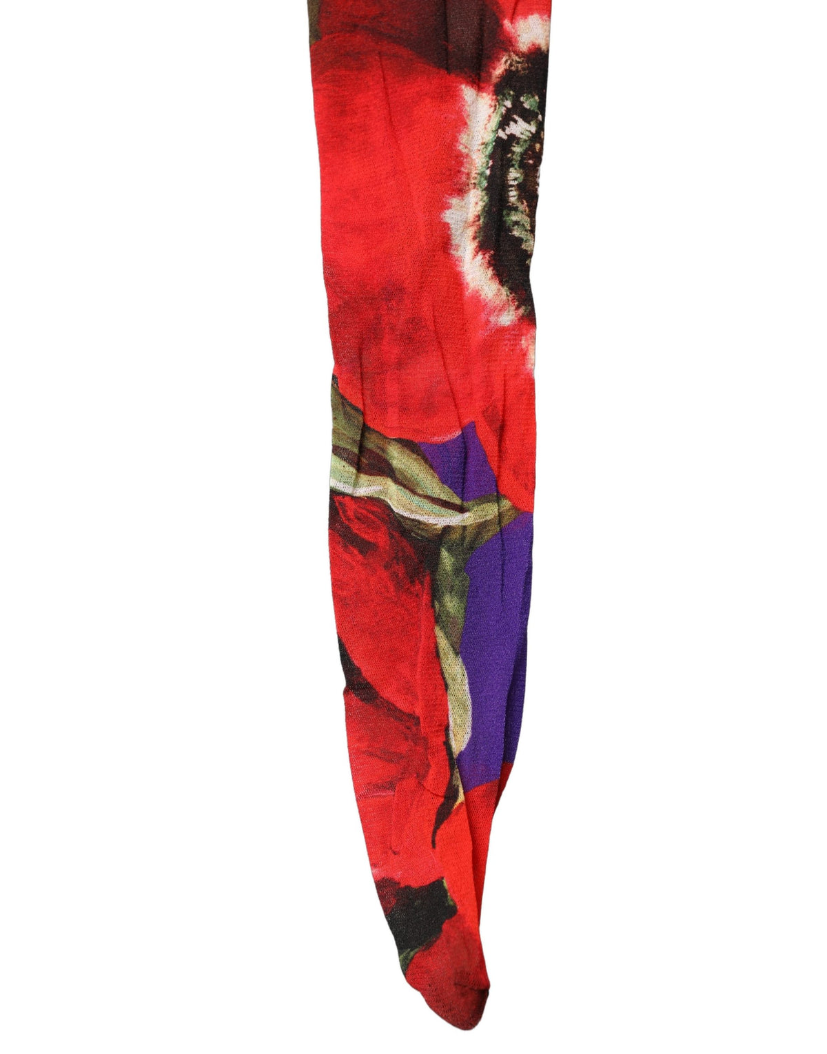 Dolce & Gabbana Multicolor Floral Nylon Tights Stockings Socks - Eljoys Fashion 