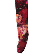 Dolce & Gabbana Multicolor Floral Nylon Tights Stockings Socks - Eljoys Fashion 
