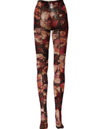 Dolce & Gabbana Multicolor Floral Nylon Tights Stockings Socks - Eljoys Fashion 