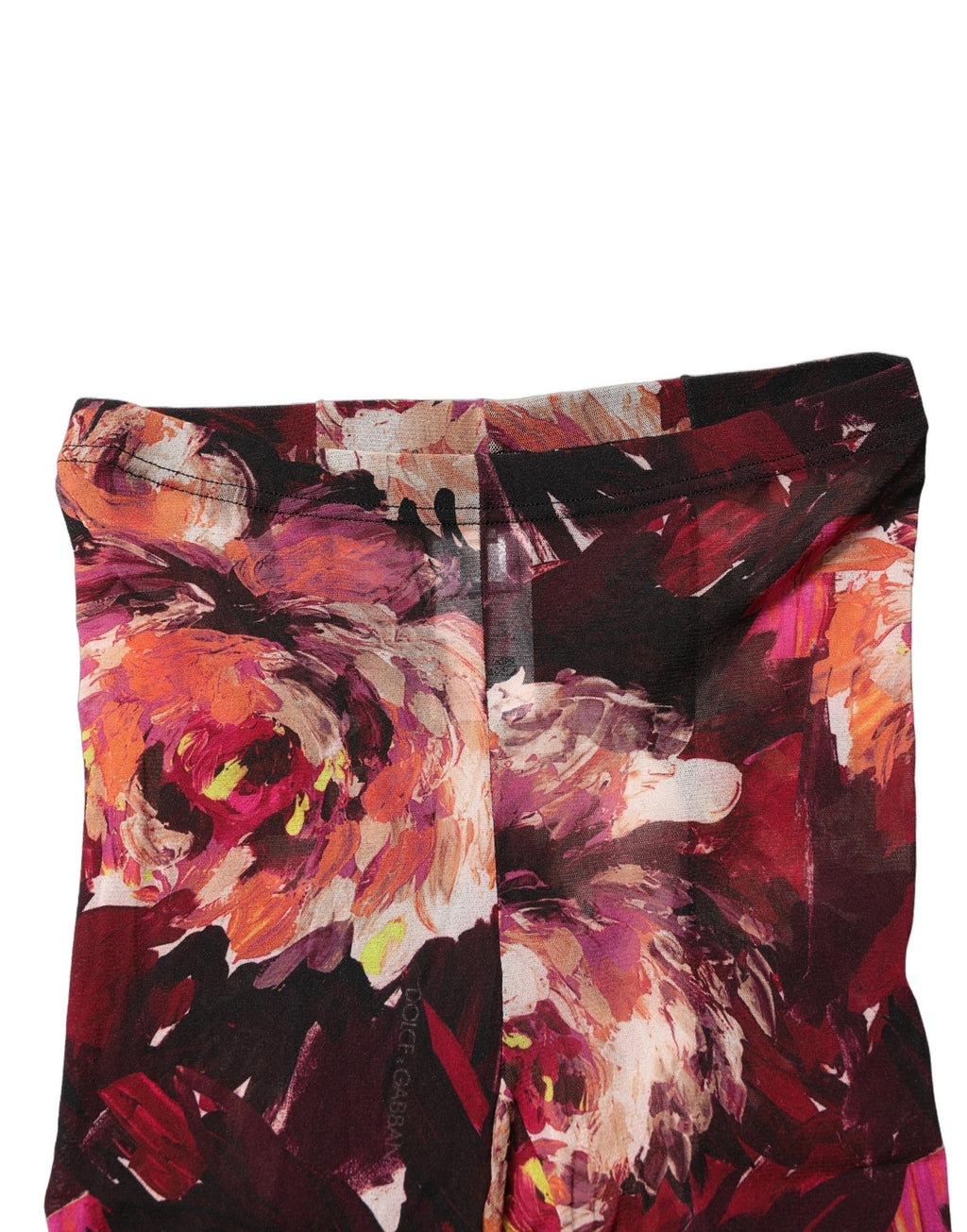 Dolce & Gabbana Multicolor Floral Nylon Tights Stockings Socks - Eljoys Fashion 