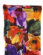 Dolce & Gabbana Multicolor Floral Nylon Tights Stockings Socks - Eljoys Fashion 