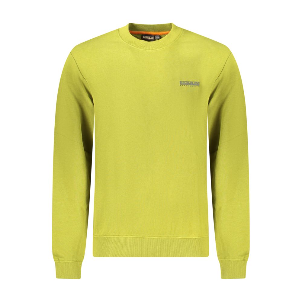 Napapijri Green Cotton Men's Sweatshirt - Eljoys Fashion 