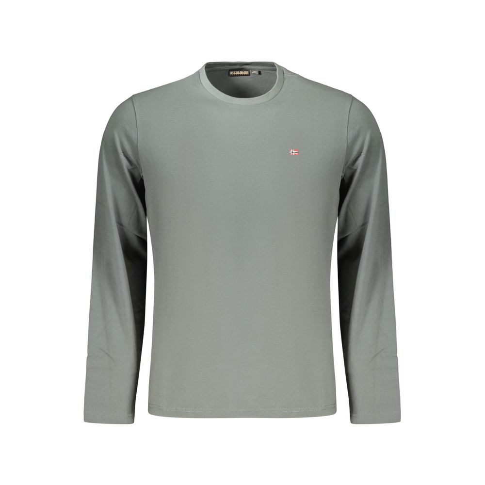 Napapijri Green Cotton T-Shirt - Eljoys Fashion 