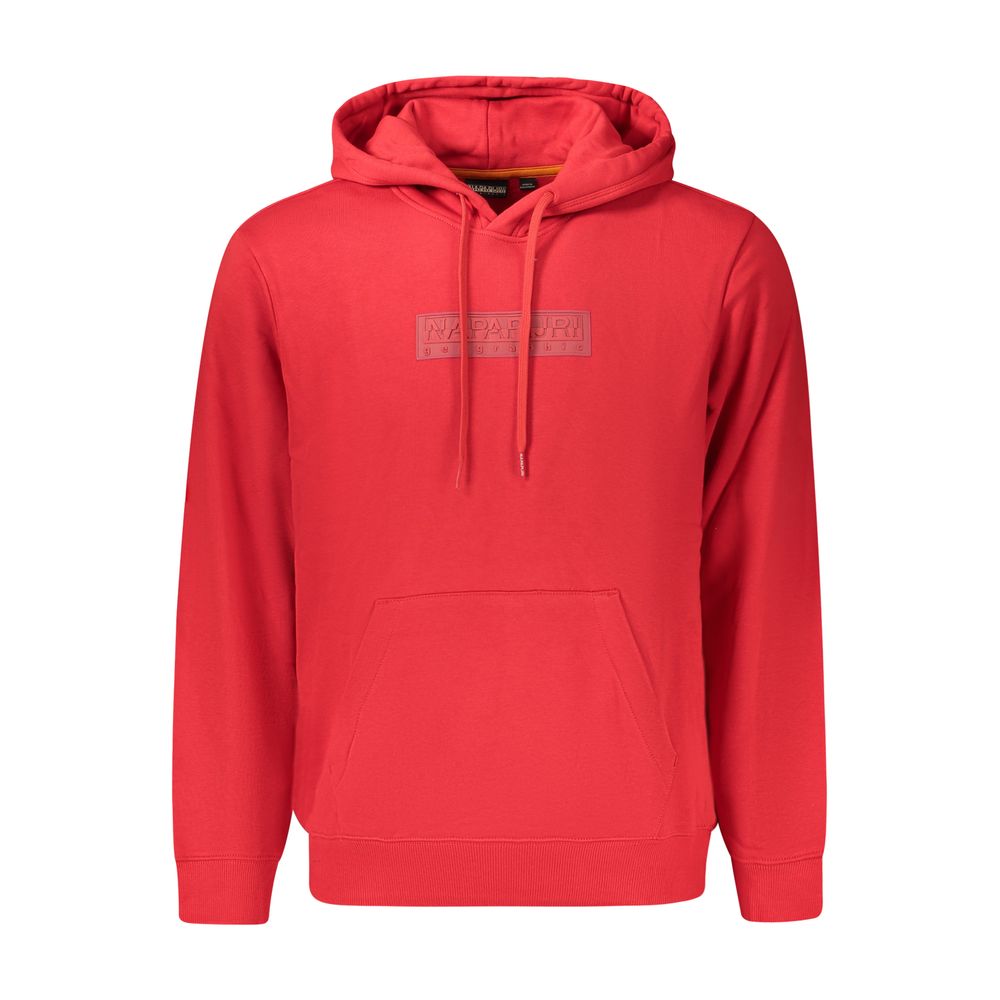 Napapijri Red Cotton Sweatshirt - Eljoys Fashion 