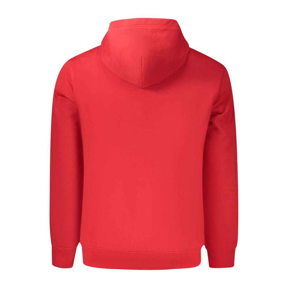 Napapijri Red Cotton Sweatshirt - Eljoys Fashion 